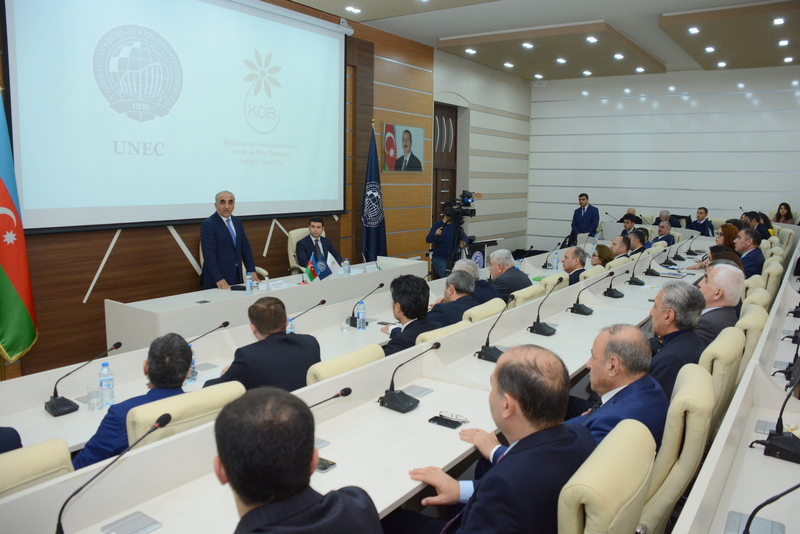 UNEC ilə Kiçik və Orta Biznesin İnkişafı Agentliyi ilə əməkdaşlığa başlayır