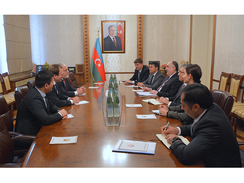 Elmar Məmmədyarov ABŞ-ın tanınmış din xadimlərini qəbul etdi