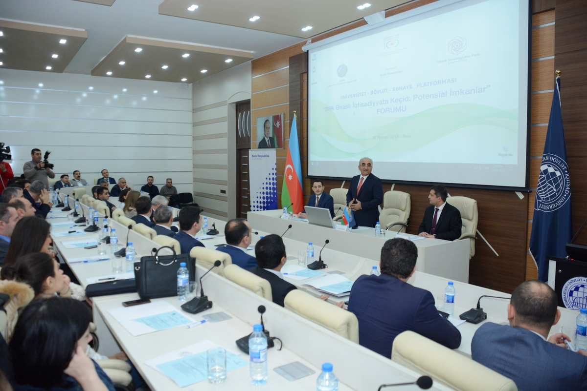 “Bilik Əsaslı İqtisadiyyata Keçid: Potensial İmkanlar” forumu