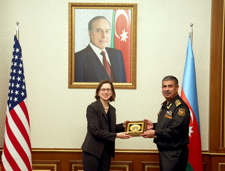 Azərbaycan-ABŞ hərbi əməkdaşlığı müzakirə edildi - FOTO