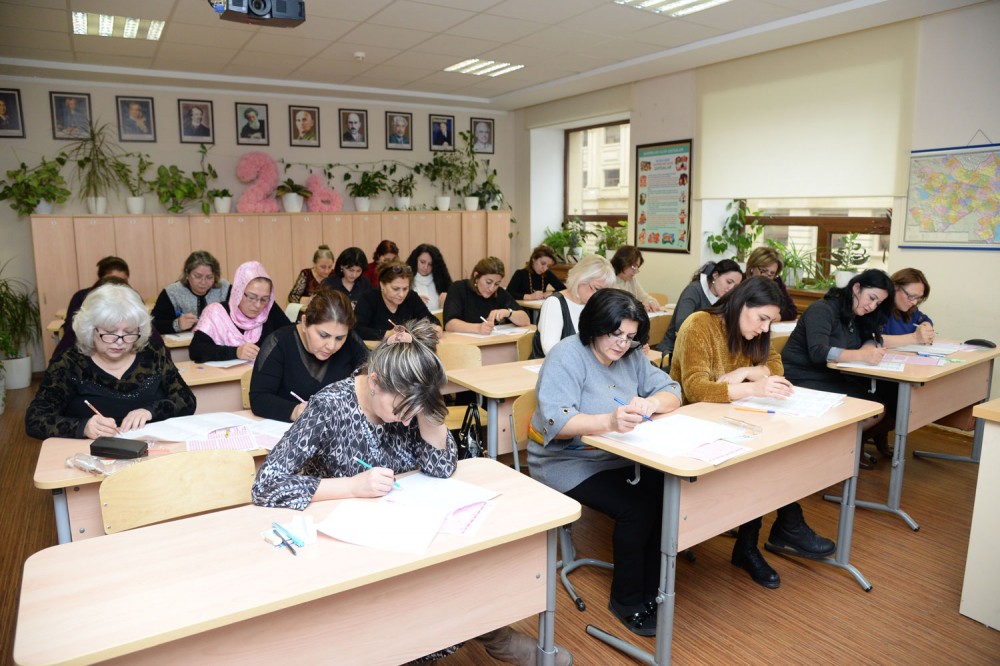 Məktəbəhazırlıq müəllimləri üçün yekun qiymətləndirmə aparıldı