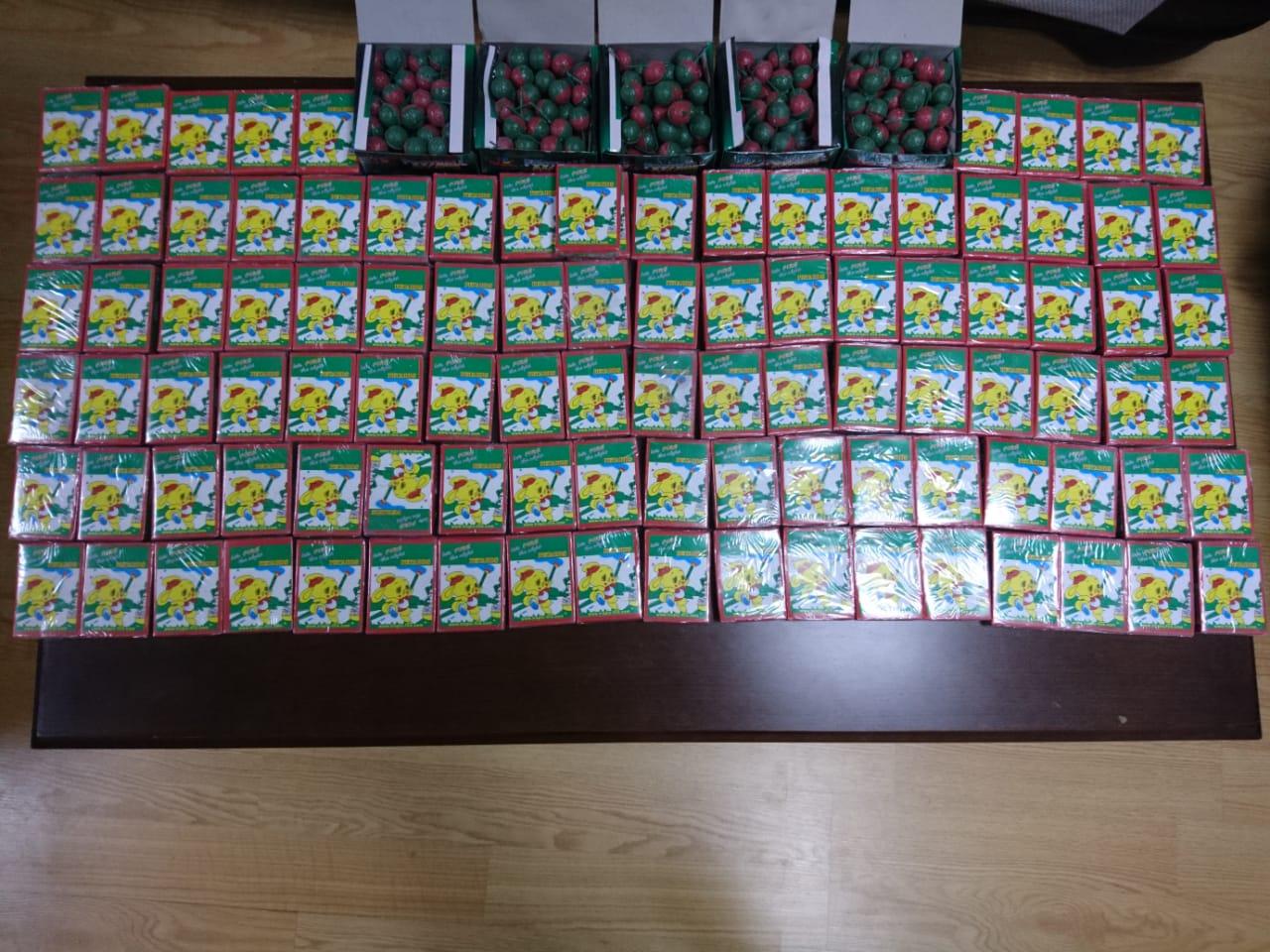 Gürcüstandan gələn avtomobildə pirotexniki vasitələr aşkarlandı
