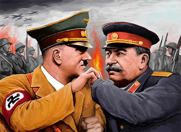 İosif Stalinlə Adolf Hitlerin dostluğu...