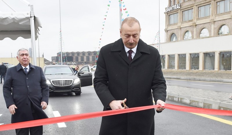 Prezident çoxdan gözlənilən yolun açılışını etdi - FOTOLAR   