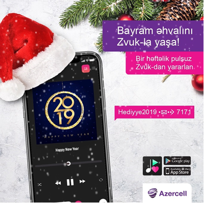 Azercell-dən musiqi sevərlərə yeni il hədiyyəsi