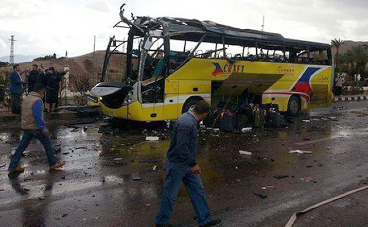 Turistlərin olduğu avtobus partladıldı: 2 ölü - YENİLƏNİB