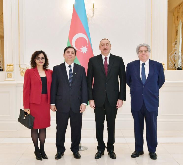 Prezident Səudiyyə Ərəbistanı və Braziliyanın yeni səfirlərini qəbul edib 