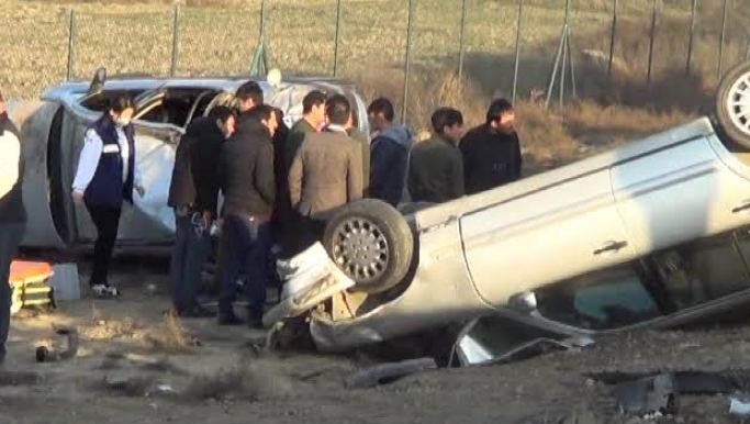 Salyandakı zəncirvari qəzada 2 nəfər xəsarət aldı