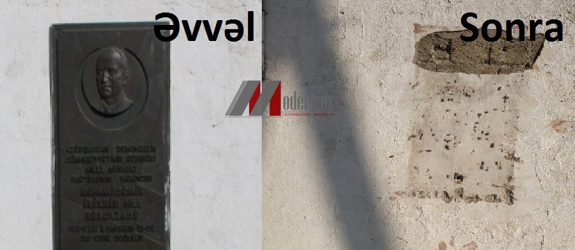 Rəsulzadənin yeni barelyefi sabah yerinə asılacaq