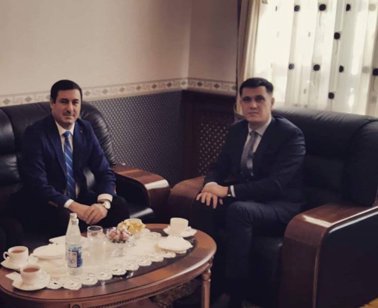 Rufiz Qonaqov Türkmənistan səfiri ilə görüşüb