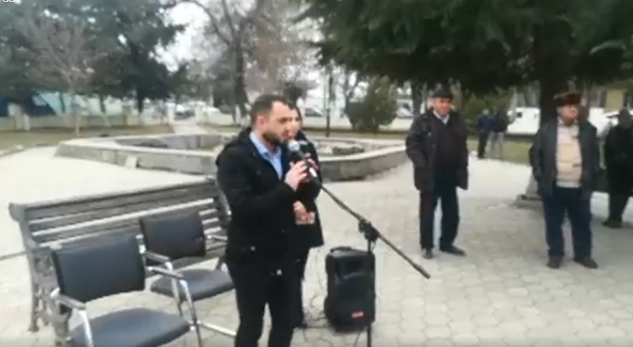 Marneuli azərbaycanlıları təxribatçı təşəbbüsə etiraz etdilər - FOTOLAR
