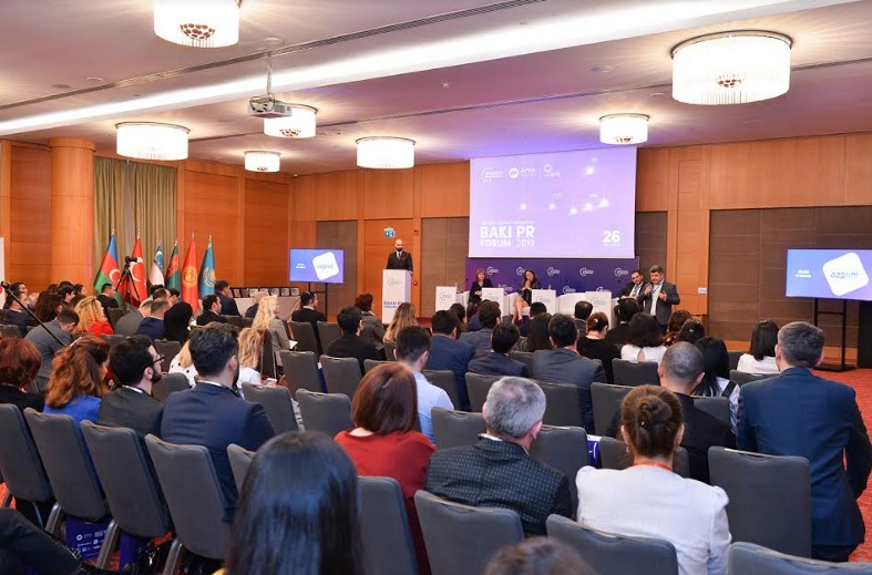 “Nar” Türkdilli  Dövlətlərin PR mütəxəssislərinin I Bakı Forumuna dəstək oldu