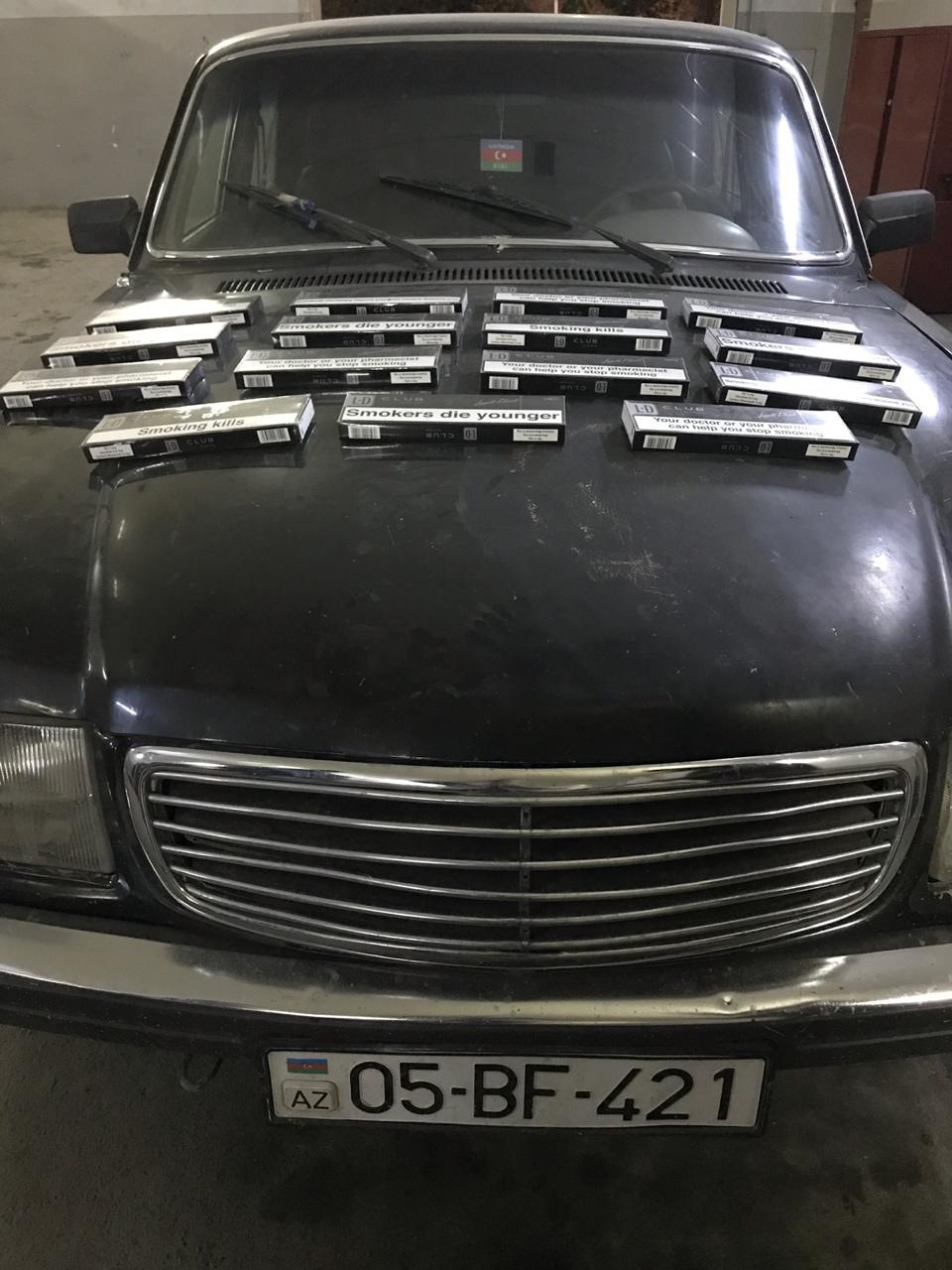 Gömrükdə siqaret qaçaqmalçısı saxlanıldı