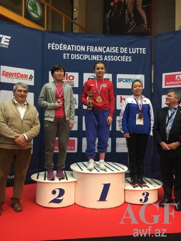 Qadın güləşçilərimiz Fransada 3 medal qazanıblar
