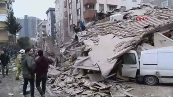 İstanbulda binanın &ccedil;&ouml;kməsi nəticəsində &ouml;lənlərin sayı 16 nəfərə &ccedil;atıb