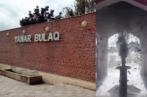 Astaradakı &ldquo;Yanar bulaq&rdquo; pal&ccedil;ıq p&uuml;sk&uuml;rd&uuml; - VİDEO