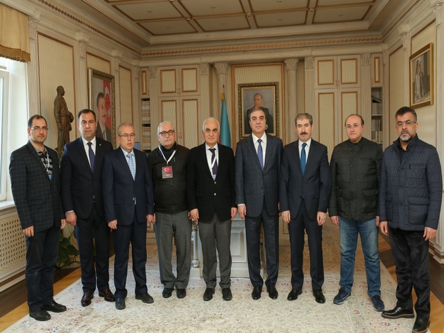Niyazi Bayramov Sivas Bələdiyyəsinin n&uuml;mayəndələrini qəbul edib