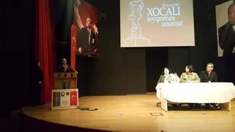 Roza Əliqızı T&uuml;rkiyədə &ldquo;Xocalı Soyqırımı-27&rdquo; adlı g&ouml;r&uuml;şlər ke&ccedil;irir  &nbsp;