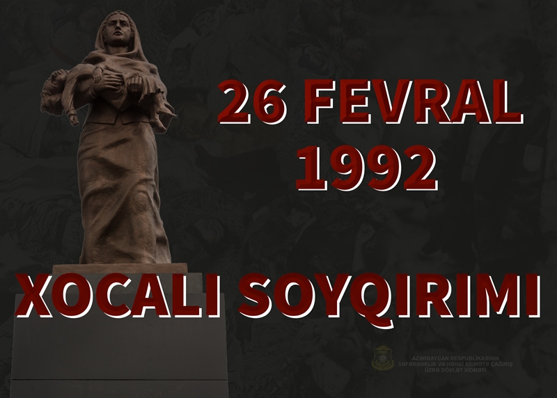 Hərbi qurumda Xocalı qətliamının qurbanları yad edildi