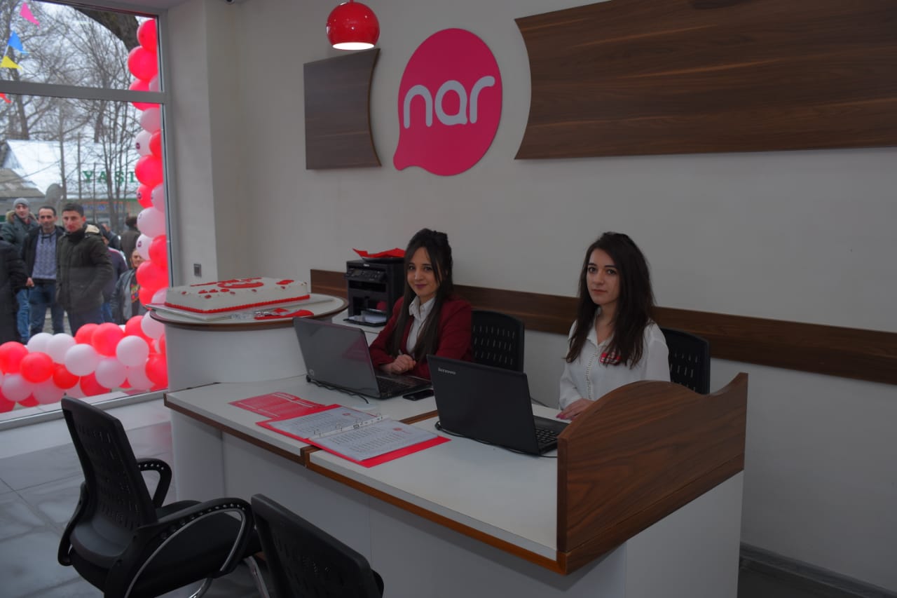 &ldquo;Nar&rdquo; n&ouml;vbəti rəsmi mağazasını Qəbələdə təqdim etdi