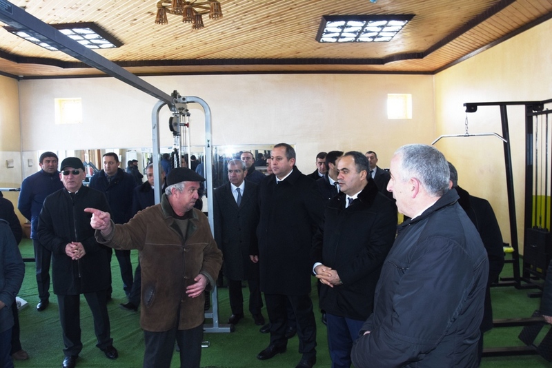 Ağstafanın Həsənsu kəndində idman zalı istifadəyə verildi
