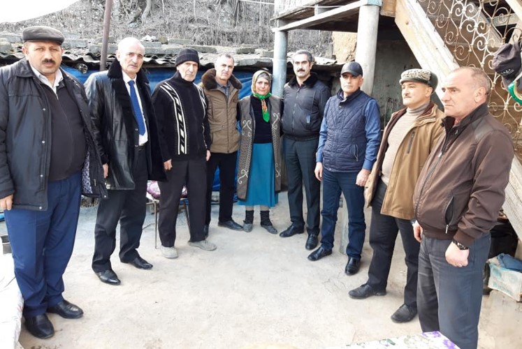 Keçmiş döyüşçülər şəhid olmuş döyüş yoldaşlarının ailələrinə baş çəkdilər - FOTOLAR