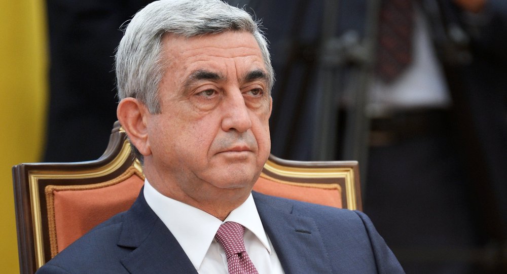 Sarkisyan Qarabağa gəldi