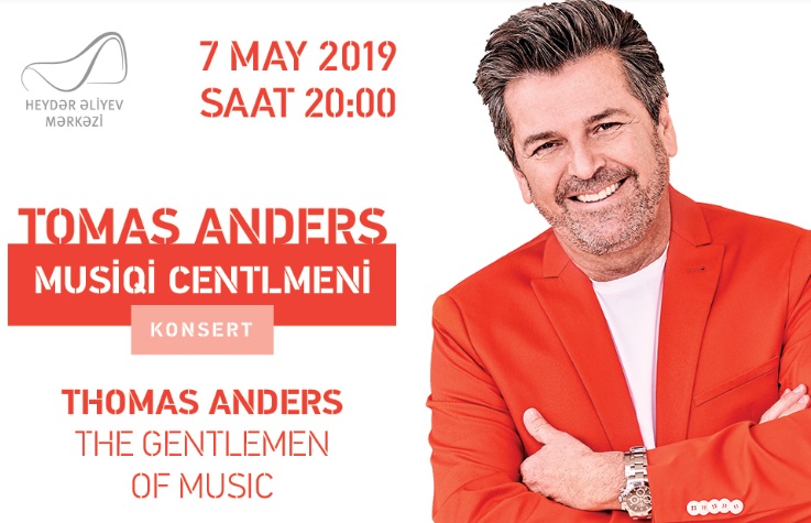 Əfsanəvi Tomas Andersin Heydər Əliyev Mərkəzində konserti olacaq