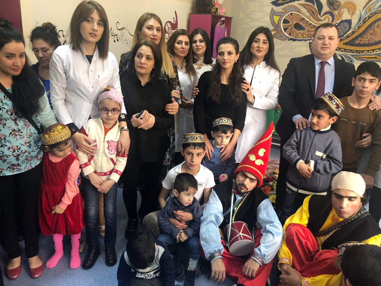 Reabilitasiya kursu ke&ccedil;ən uşaqlar &uuml;&ccedil;&uuml;n Novruz şənliyi təşkil edilib