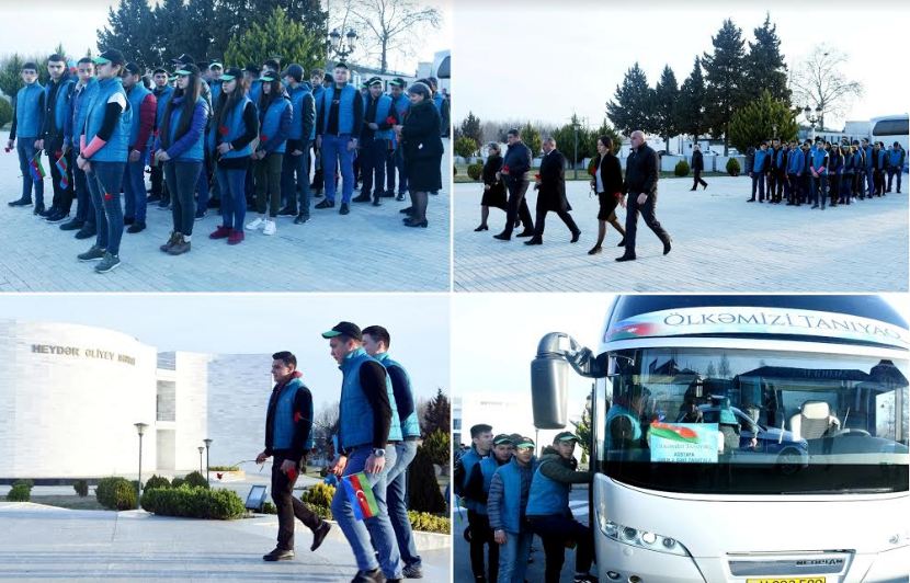 “Ölkəmizi tanıyaq” tur-aksiyasının iştirakçıları Ağstafadan yola salındı