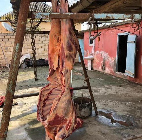 150 kiloqram yararsız ət aşkarlandı