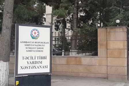 Sumqayıtda xəstəxanada yanğın