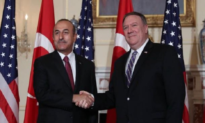 Çavuşoğlu amerikalı həmkarı ilə görüşdü