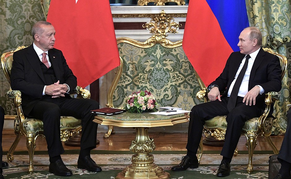 Putin-Ərdoğan danışıqları başladı