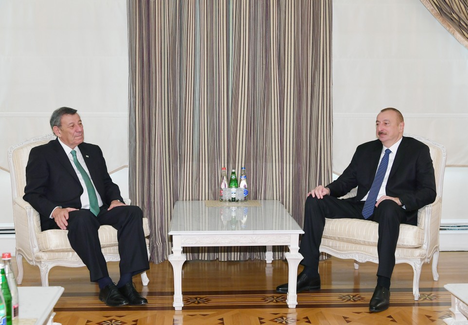 İlham Əliyev Uruqvayın xarici işlər nazirini qəbul edib 