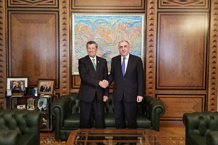 Elmar Məmmədyarov Uruqvayın xarici işlər naziri ilə görüşdü  