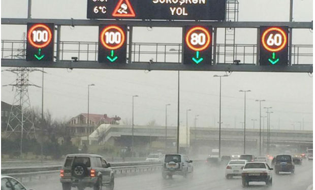 Bakının əsas magistral yollarında sürət həddi endirildi
