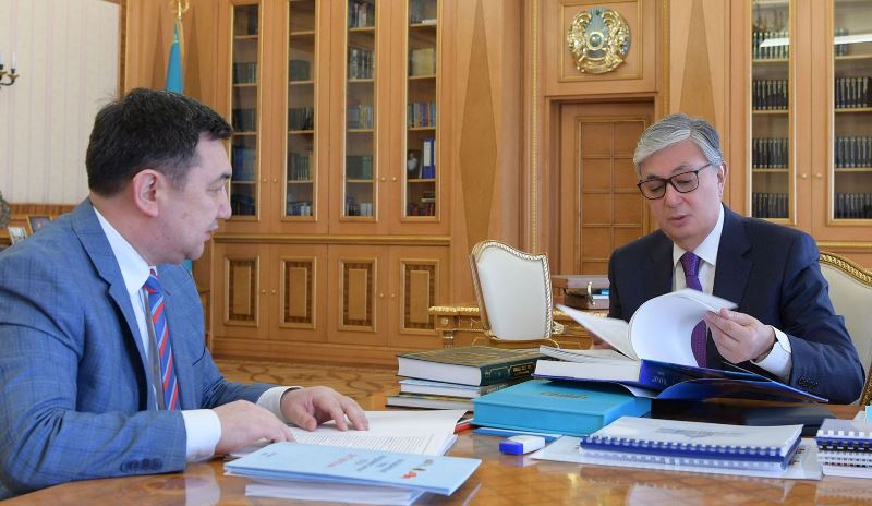 Qazaxıstan Prezidenti Beynəlxalq Türk Akademiyasının rəhbərini qəbul edib