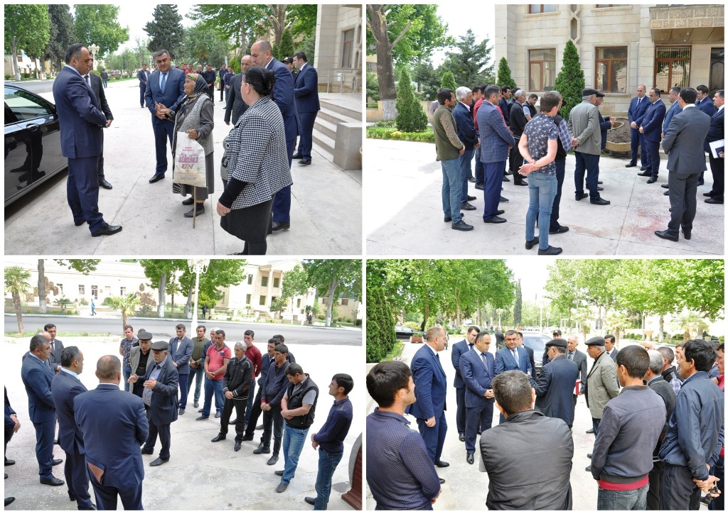 Goranboyun icra başçısı vətəndaşları qəbul etdi  