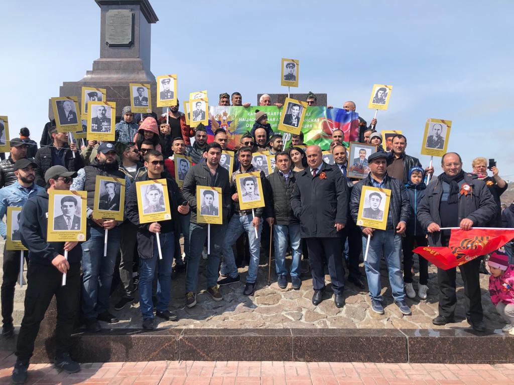 İkinci Dünya müharibəsinin azərbaycanlı iştirakçıları Kamçatkada ANILDI - FOTOLAR