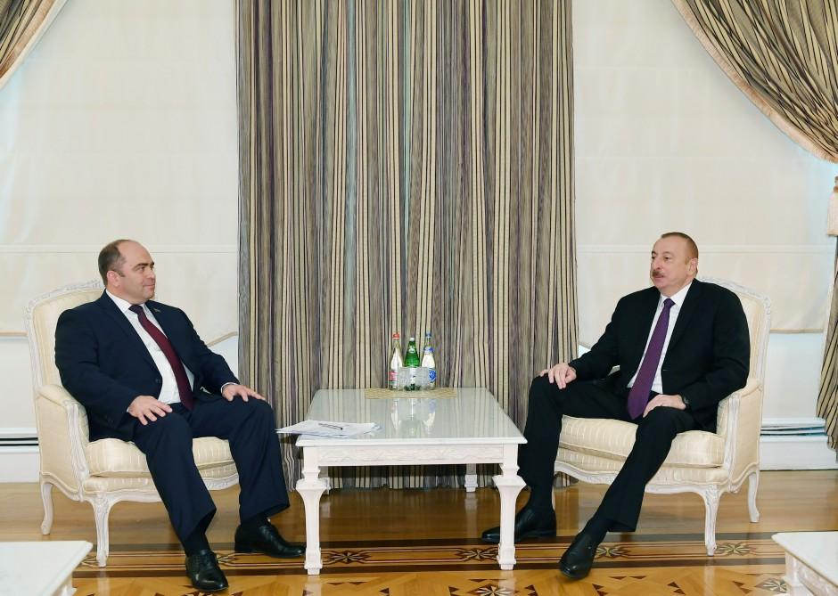 İlham Əliyev Belarusun Baş nazirinin müavinini qəbul etdi