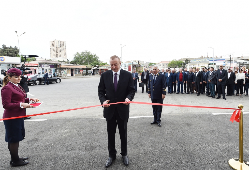 Prezident Sabunçu dəmir yolu vağzalının açılışında iştirak edib - Maraqlı FOTOLAR