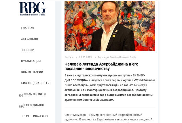 Dünya mediası azərbaycanlı rəssamdan yazır 