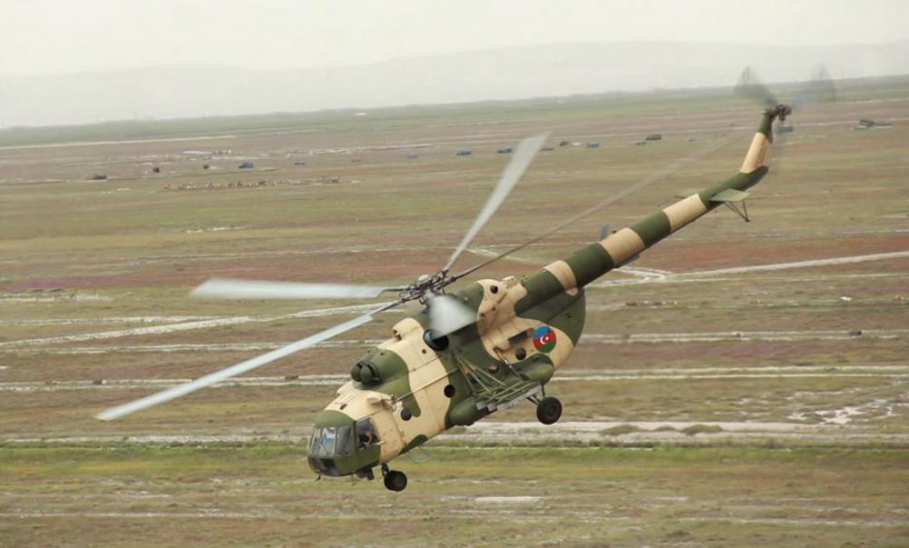 Azərbaycan Ordusunun helikopterləri Türkiyədə tapşırıqlar icra etdi