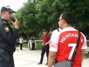 “Arsenal” azarkeşləri Bakıda 