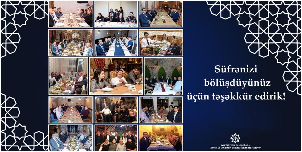  “DOST süfrəsi” kampaniyası başa çatır