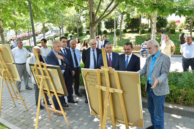 Su ilə bağlı rəsm sərgisi keçirildi