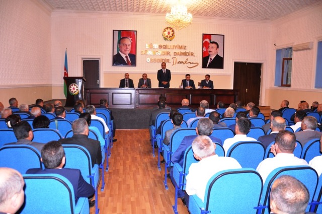 Goranboyda operativ müşavirə - FOTO