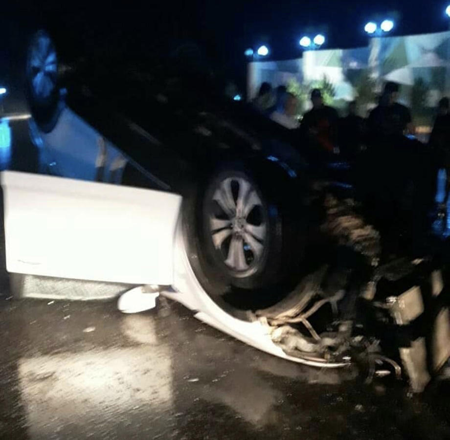 Qusarda avtomobil aşdı - 3 nəfər yaralandı