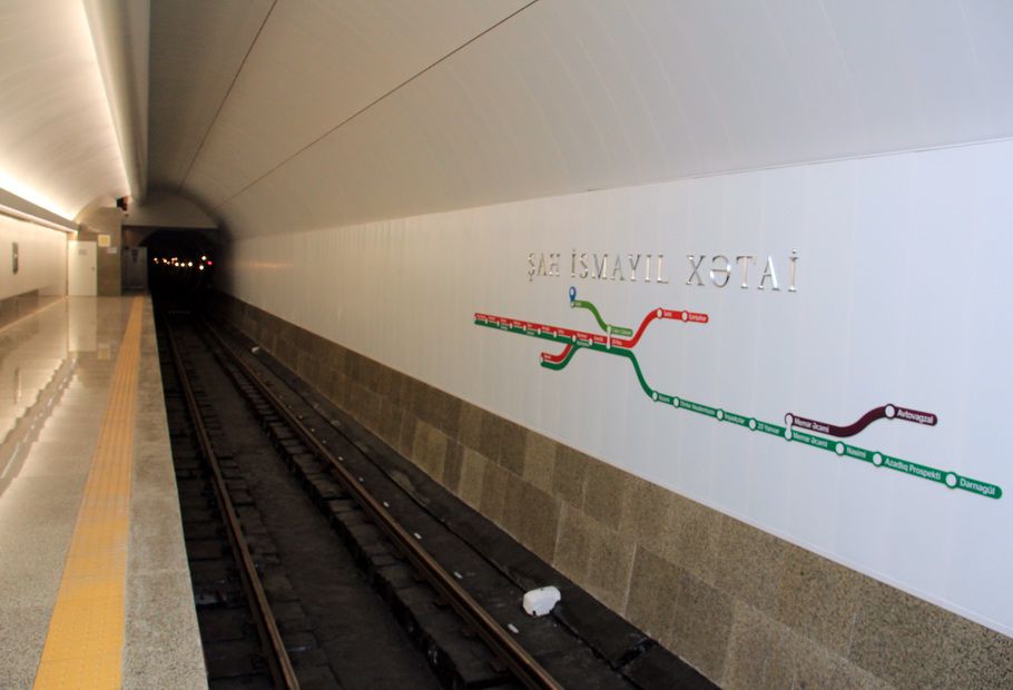 Metronun Xətai stansiyası avqustda istifadəyə veriləcək
